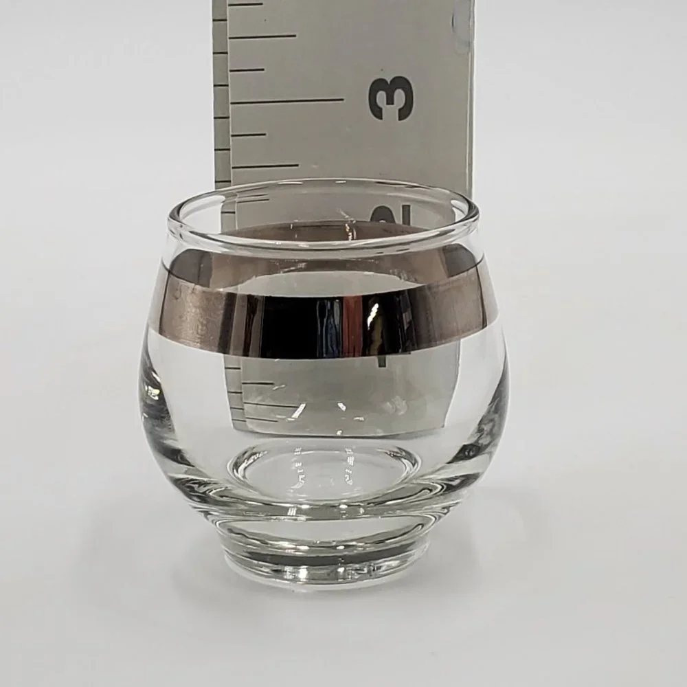 Libbey Silver Band Roly Poly Barware Set - Picture 7 of 16
